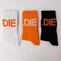 جوراب نوشته دار ساقدار Diesel نارنجی
