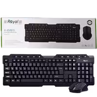 کیبردو موس رویال بی سیم مدل R-KM815 - دوسو آی تی