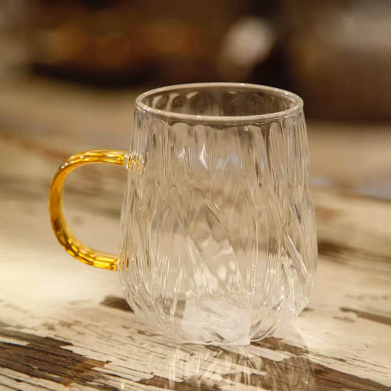 لیوان دسته رنگی آسا