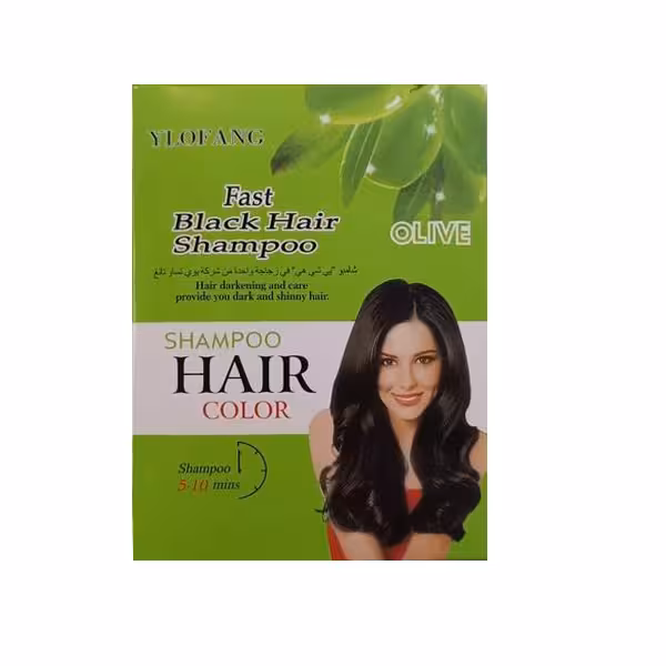 شامپو مو رنگ مشکی سریع Hair