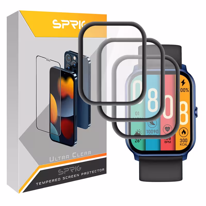 محافظ صفحه نمایش نانو اسپریگ مدل SPG مناسب برای ساعت هوشمند شیائومی Kieslect KS Mini بسته سه عددی | کالا برتری