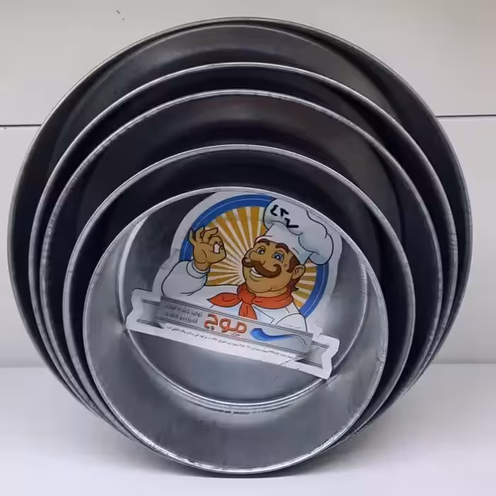 قالب گرد گالوانیزه برند موج(قطر 25سانت ارتفاع 8.5 سانت)