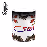 ماگ حرارتی   اسم اکتای  سنتی گل و بته کد mgh43691