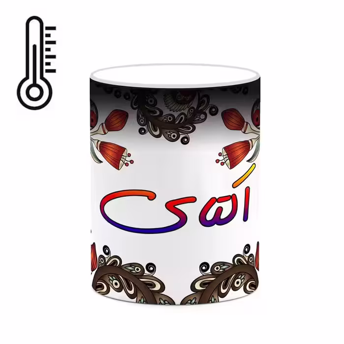 ماگ حرارتی   اسم اکتای  سنتی گل و بته کد mgh43691