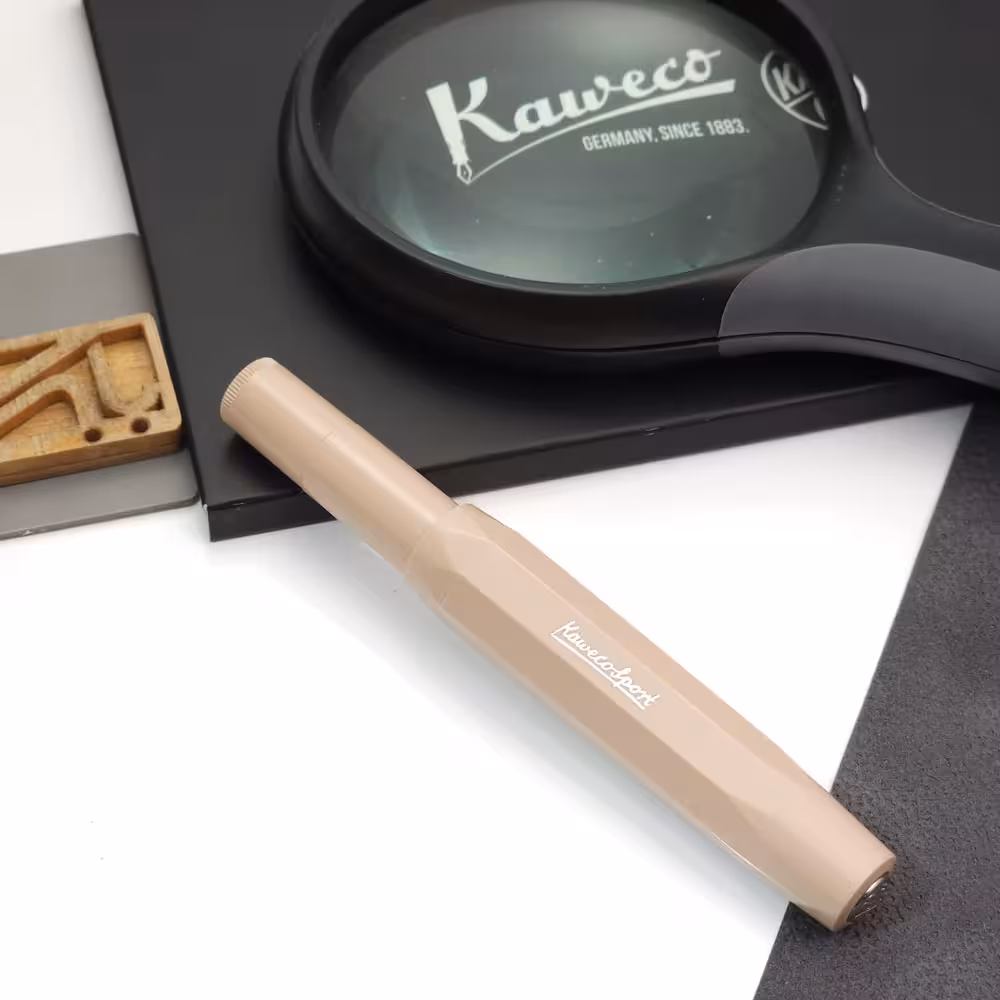 خودنویس کاوکو اسکای لاین ماکیاتو کرمی KAWECO Skyline FP Macchiato