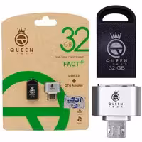 فلش 32 گیگ Queen Tech Fact Plus OTG