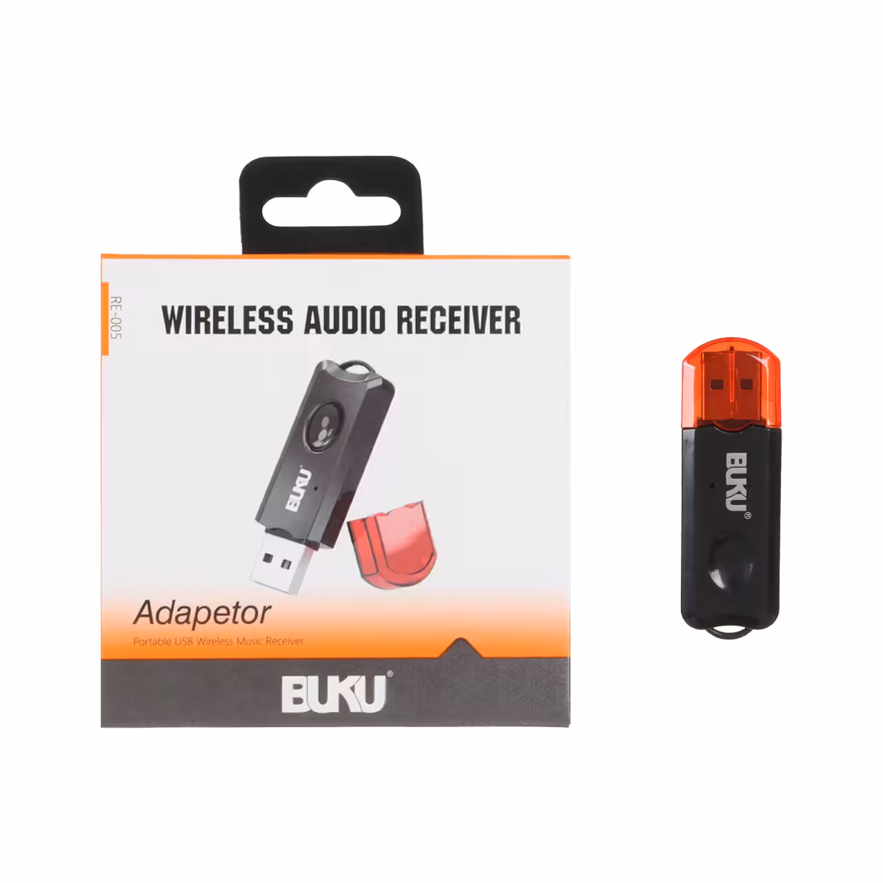 دانگل بلوتوث گیرنده صدا BUKU مدل RE-005 - مشکی