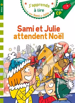 دانلود کتاب Sami et Julie CP Niveau 2 attendent Noël