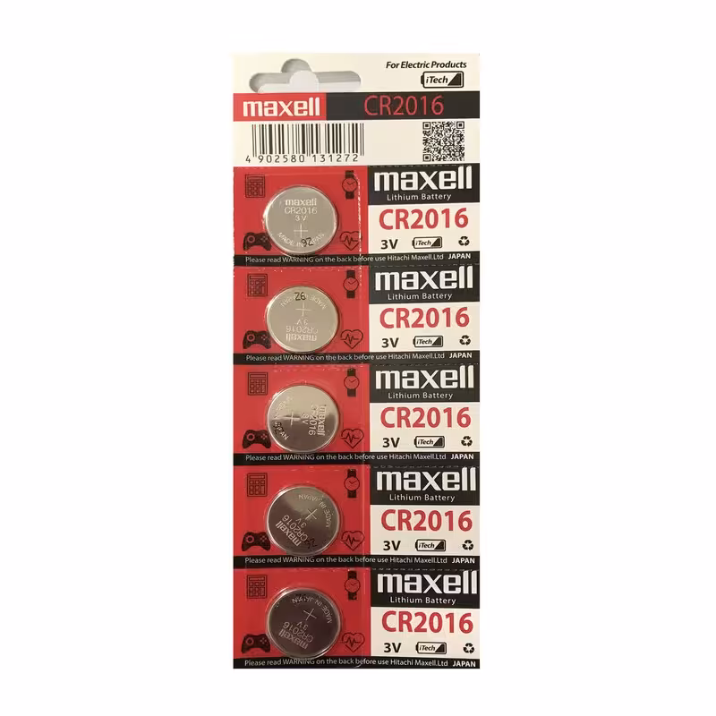 باتری سکه ای  مدل CR2016 بسته 5 عددی
