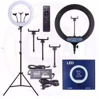 رینگ لایت عکاسی و فیلمبرداری با قطر 18 اینچ مدل YQ-460B
