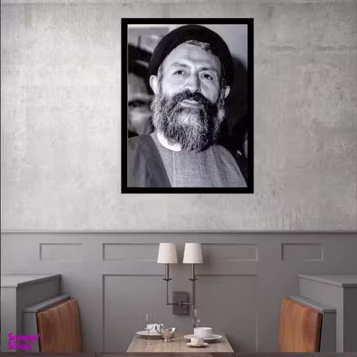 تابلو بکلیت طرح شهید آیت الله دکتر بهشتی مدل قاب شاسی B-S9795
