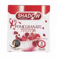 کاندوم شادو مدل Pomegranate بسته 3 عددی