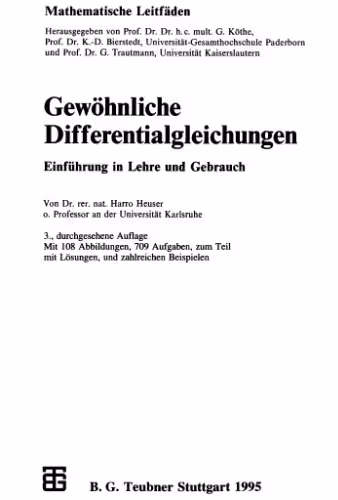 خرید و دانلود نسخه کامل کتاب Gewoehnliche Differentialgleichungen