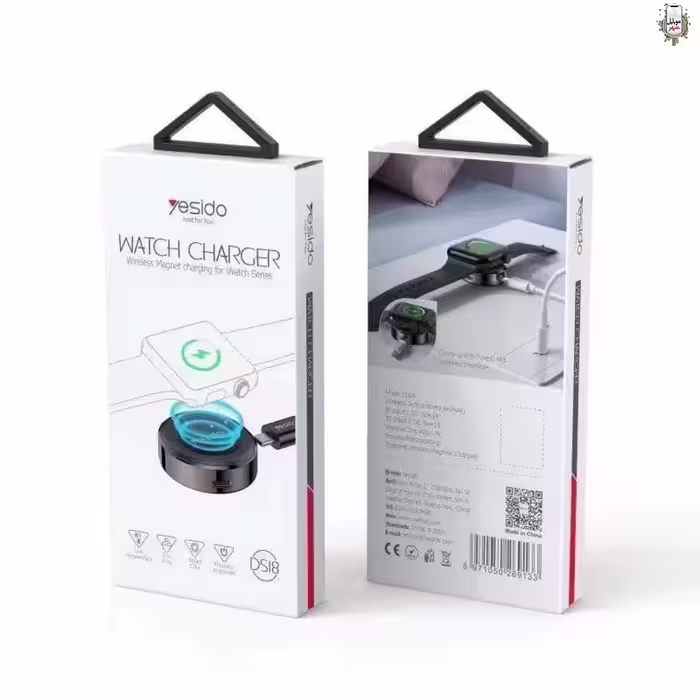 شارژر وایرلس بی سیم ساعت یسیدو Yesido watch charger wireless magnet DC18