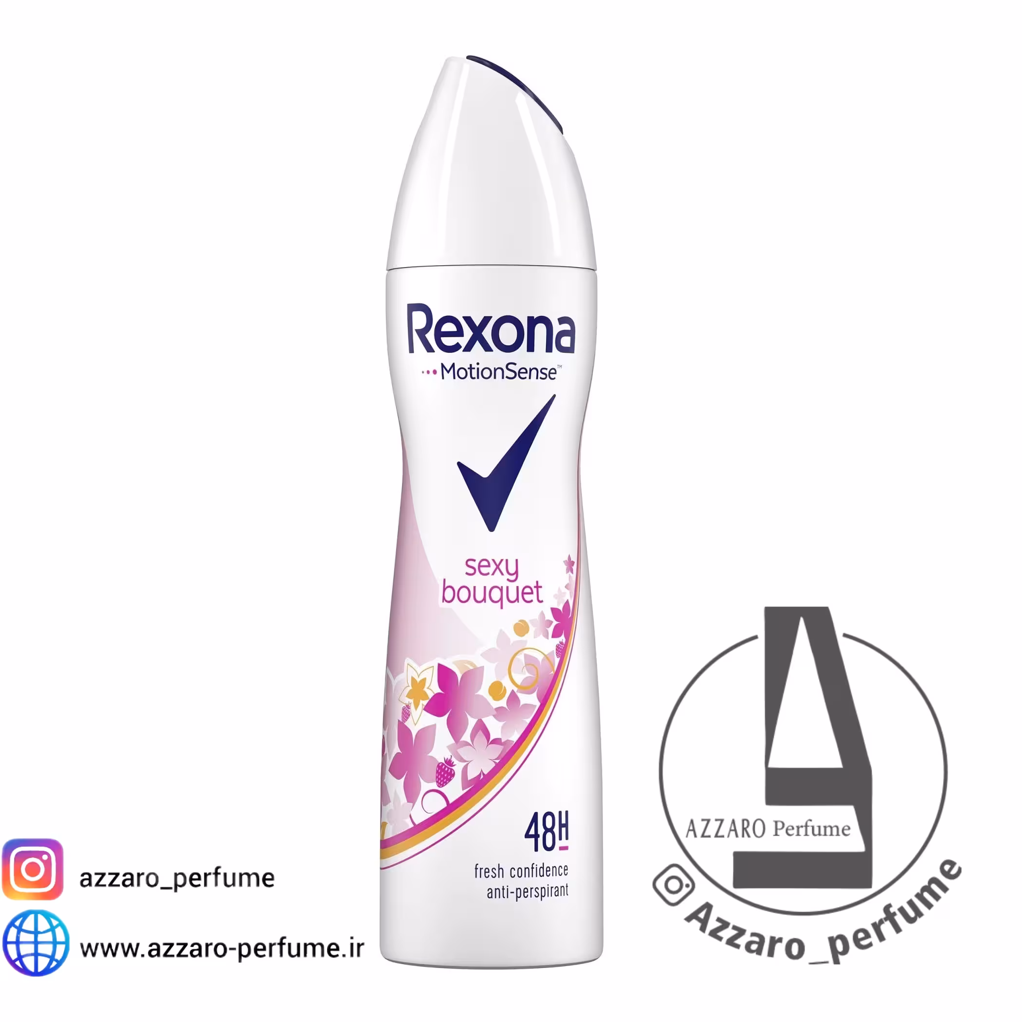 اسپری زنانه ضد تعریق رکسونا مدل Bouquet زنانه 200 میل