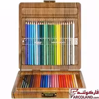 مداد رنگی 48 رنگ کنکو جعبه چوبی مدل Victoria
