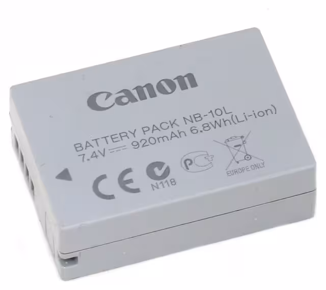 باتری دوربین کانن مدلA   NB-10L ا Canon NB-10L Lithium-Ion Battery Pack درجه یک