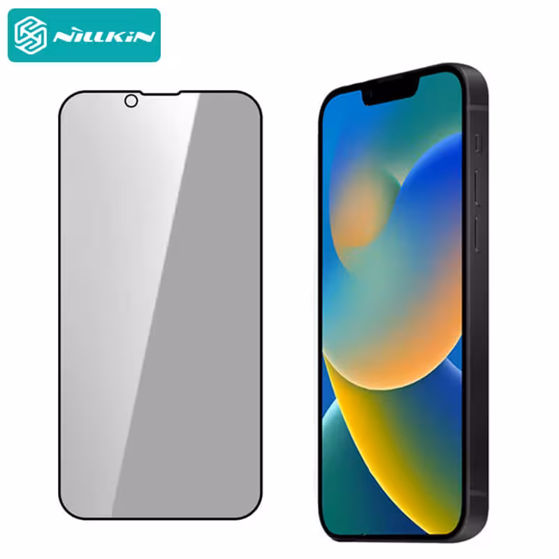 گلس نیلکین حریم شخصی iPhone 14 مدل Nillkin Guardian privacy tempered