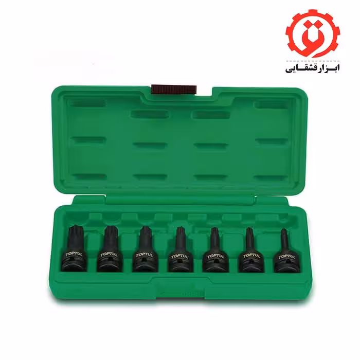 جعبه بکس 7 پارچه ستاره ای فشار قوی 1/2 اینچ تاپ تول مدل GDAI0701