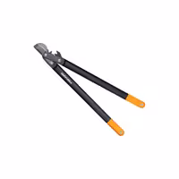قیچی شاخه‌زن حرفه‌ای Fiskars PowerGear Bypass مدل قلاب‌دار | ابزار باغبانی اصل با ضمانت