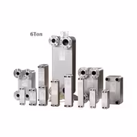 مبدل صفحه ای 6 تن هایواتر گاز به آب HW 52-36-6