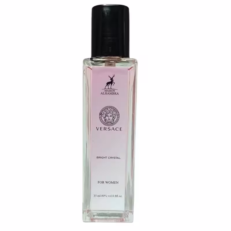 عطر جیبی الحمبرا مدل Versace Bright Crystal حجم 35 میلی لیتر
