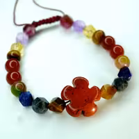 دستبند گل عقیق کد310229