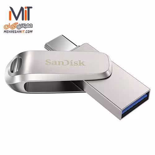 فلش سن دیسک مدل Ultra Dual Drive Luxe USB Type-C ظرفیت 64 گیگابایت