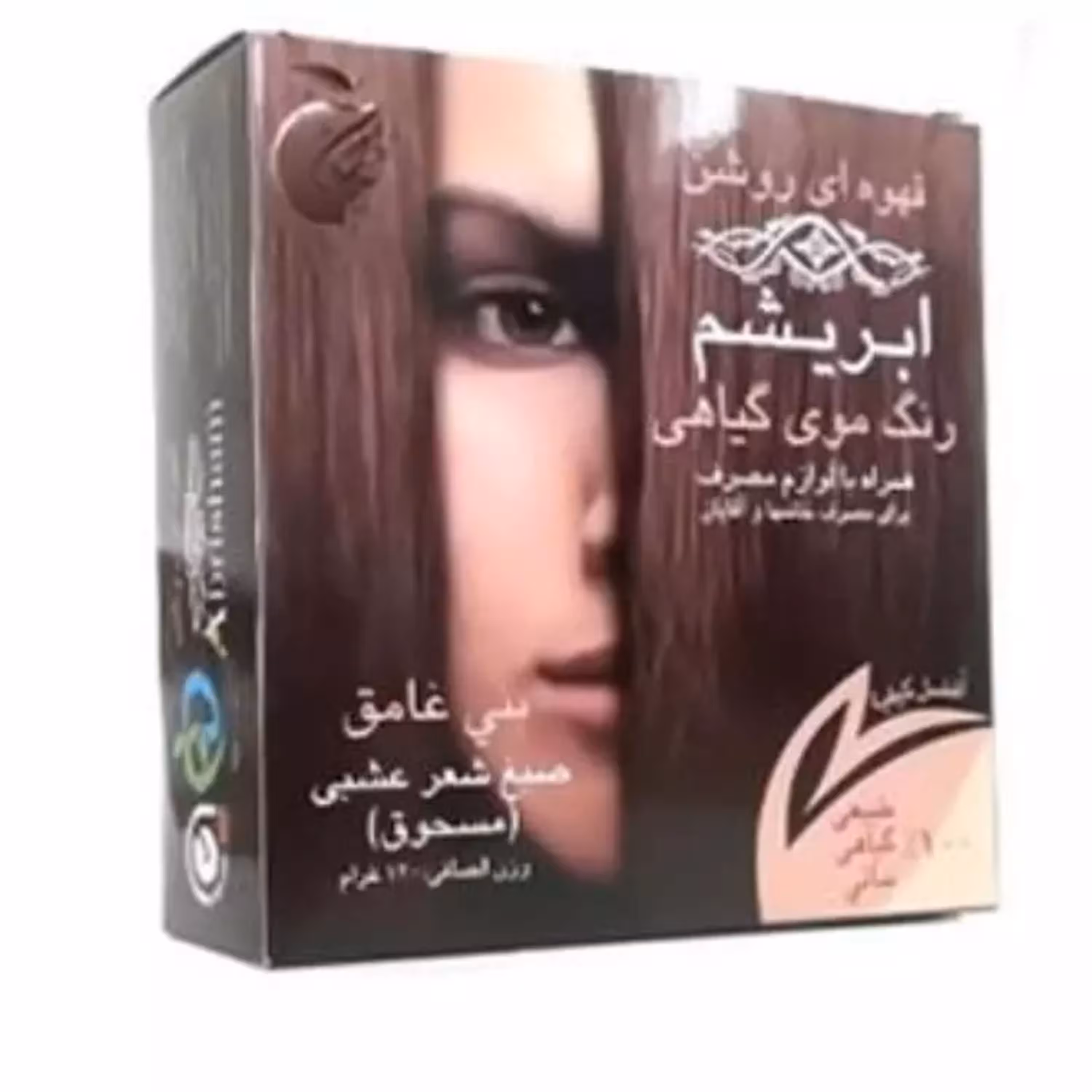 رنگ موی قهوه ای روشن ابریشم