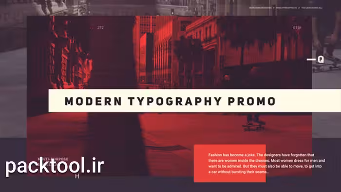 دانلود پروژه پریمیر پرو اسلایدشو تبلیغاتی مدرن Modern Promo Slideshow - پک تول