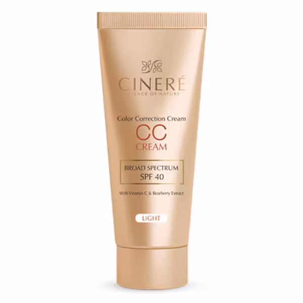 سی سی کرم رنگ Light سینره SPF40 حجم 40 میل