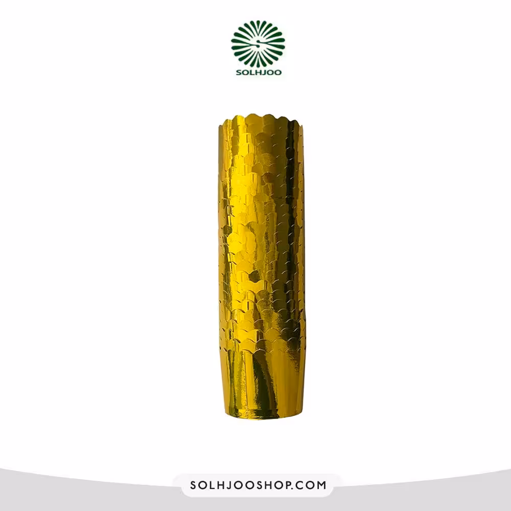 كپسول كاپ كيك متالايز طلایی 25 تایی