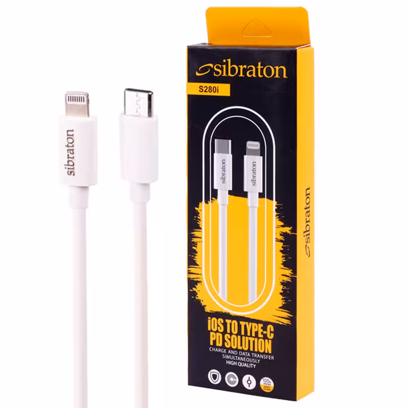 کابل شارژ آیفون سیبراتون مدل S280i