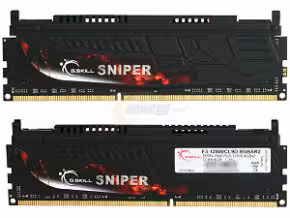 رم جی اسکیل Sniper 8GB 4GBx2 1600Mhz CL9 DDR3