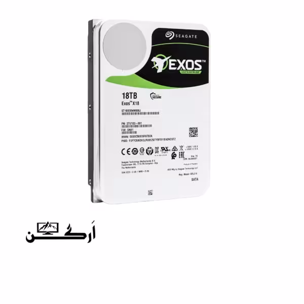 هارد دیسک اینترنال سیگیت مدل Exos ST18000NM004J ظرفیت 18 ترابایت