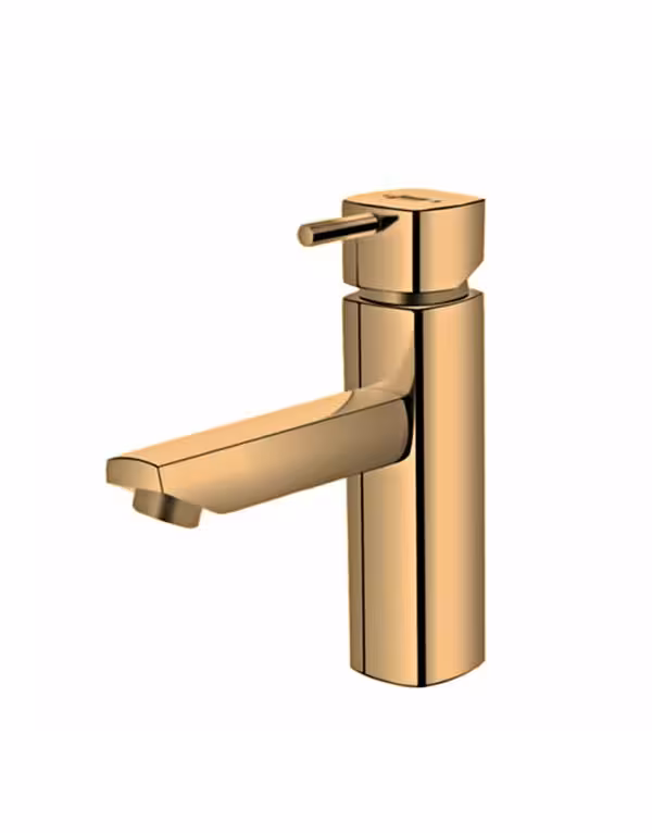 شیر روشویی شودر مدل یونیک طلایی مات