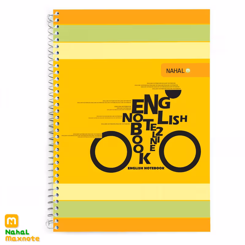 دفتر 100 برگ دو خط سیمی کد 3130.طرح 4