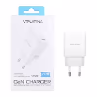 شارژر دیواری فست و PD تک پورت VIPLATINA مدل VC24 20W - سفید