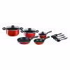 سرویس قابلمه 12 پارچه تفال مدل TEFAL G6 TEMPO FLAME ساخت فرانسه