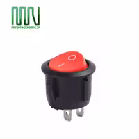 کلید راکر گرد کوچک سر قرمز