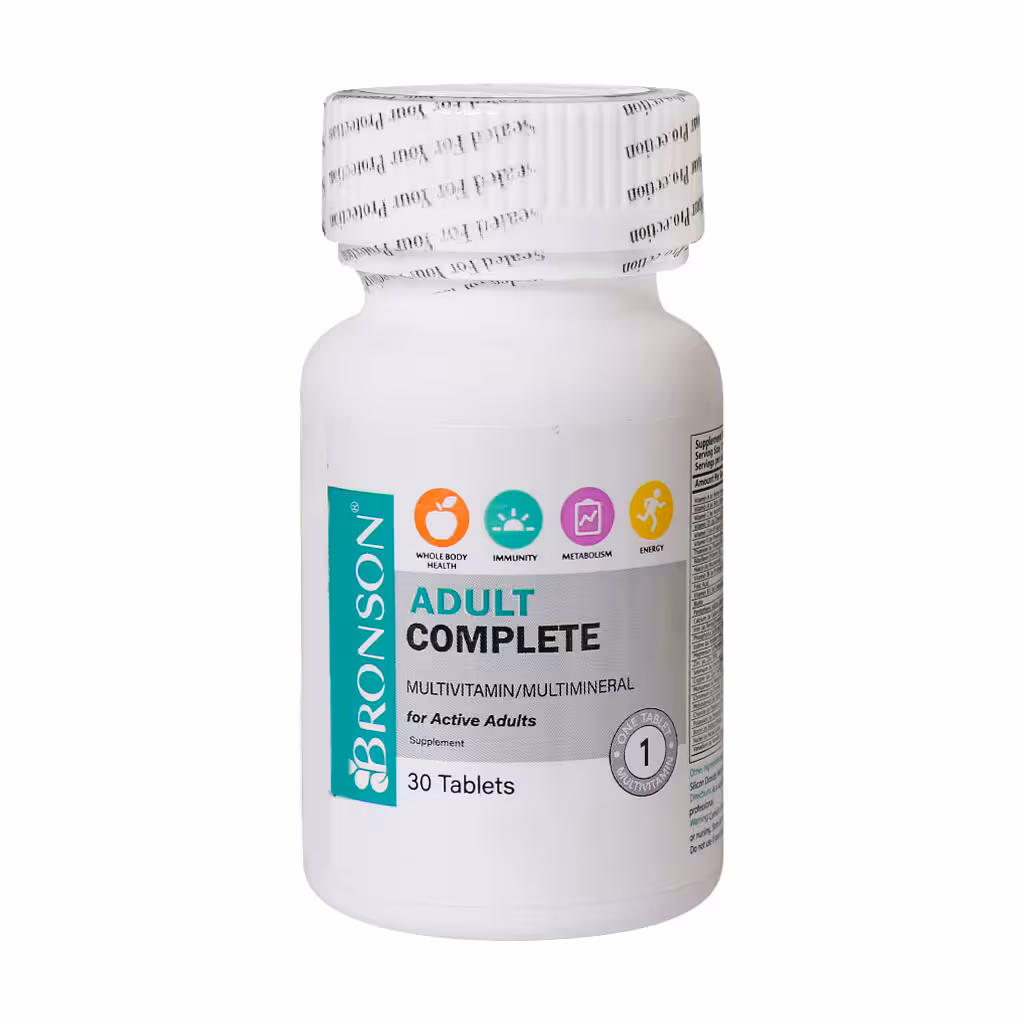 قرص ادالت کامپلیت برونسون مولتی ویتامین و مینرال 30 عددی
