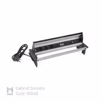 پریز توکار اداری ملودی 10040 - یراقینو فروش یراق آلات کابینت و درب