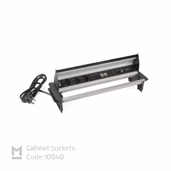 پریز توکار اداری ملودی 10040 - یراقینو فروش یراق آلات کابینت و درب
