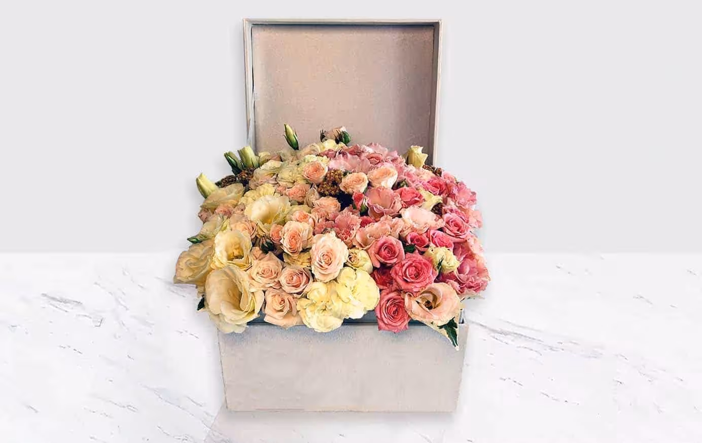 باکس گل Lovely Velvet