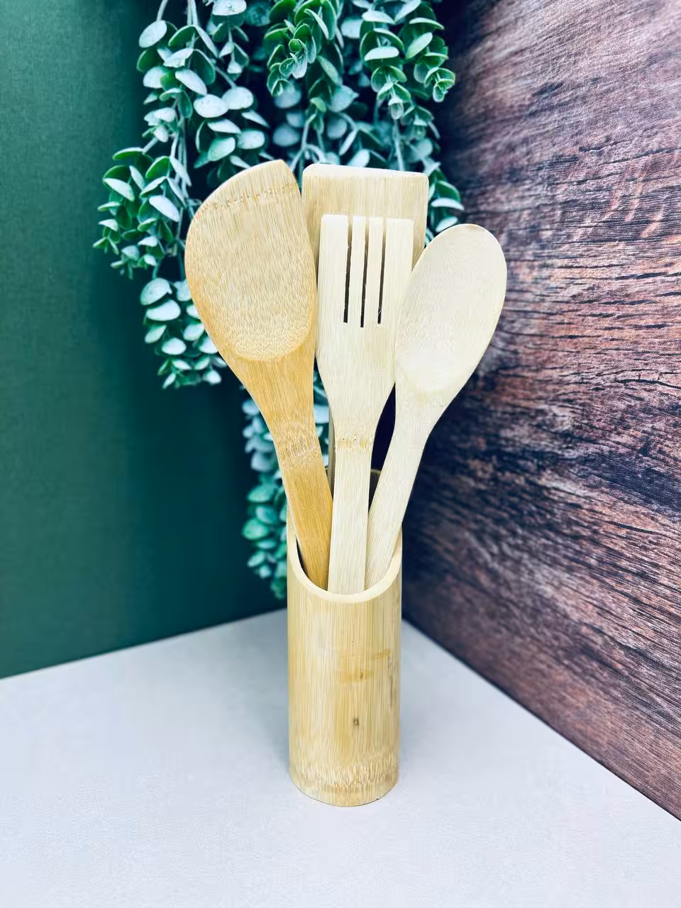 ست کفگیر چوبی بامبو bm65