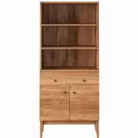 کتابخانه سرو چوب مدل Modern Style