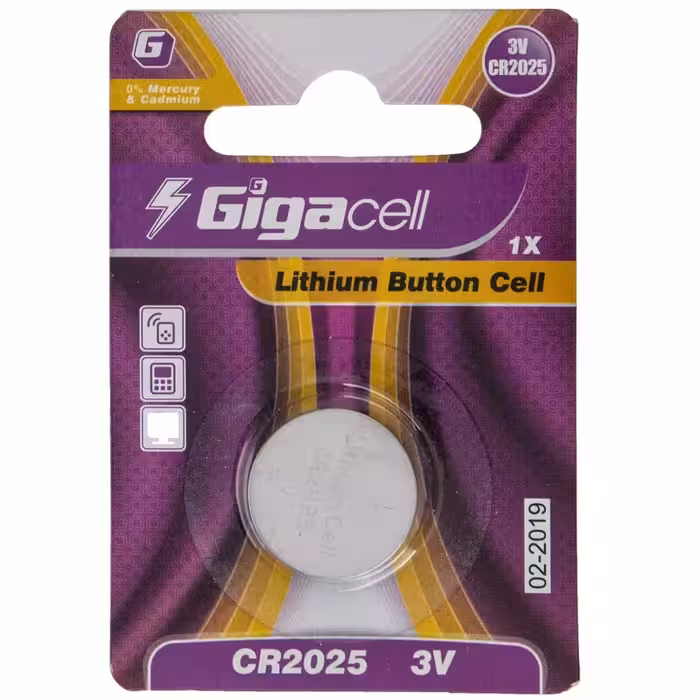 باتری سکه ای 2025 تکعددی گیگاسل