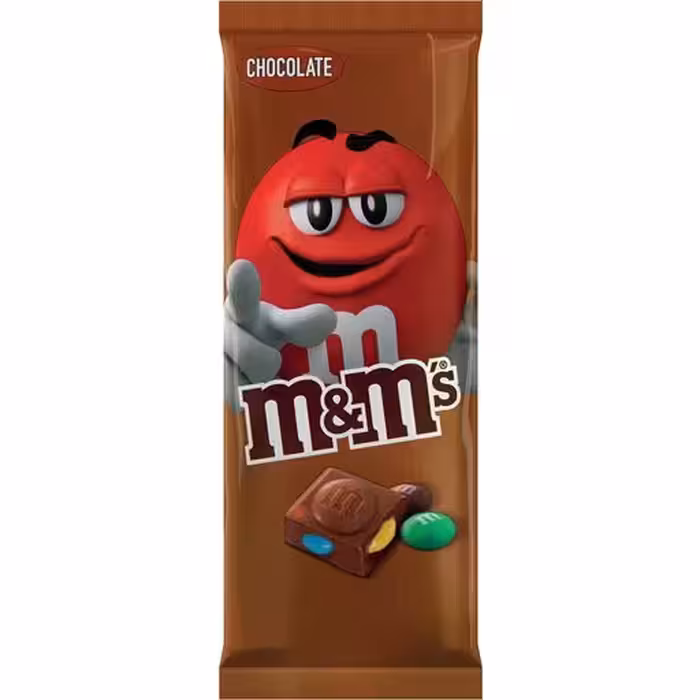 شکلات تخته ای ام اند ام شکلاتی m&m's وزن 165 گرم