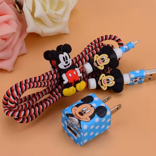 پک محافظ معمولی کابل شارژ میکی موس