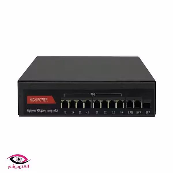 سوئیچ دوربین مداربسته IP سیماران مدل SM-LB82P-SF